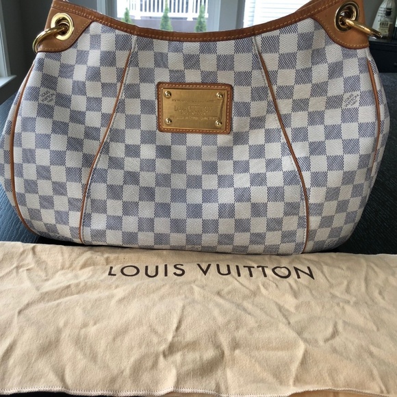 Louis Vuitton Handbags - Louis Vuitton Galliera PM Azur Damier Shoulder Bag